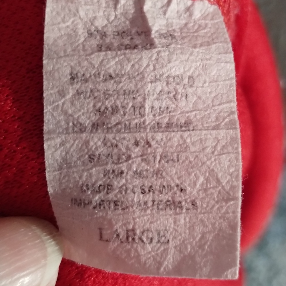 Olivia Rae Red Sleeveless Dress High Neckline Large Pleated Short - Picture 3 of 5